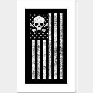 Flag Skull Veteran Posters and Art